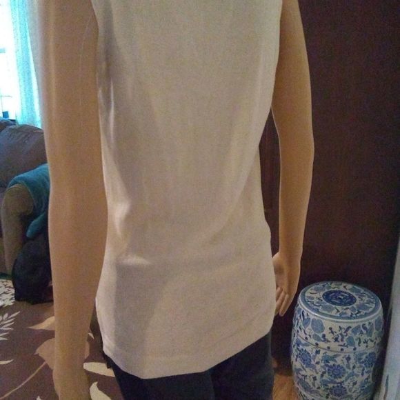 Concept Sweater Two Piece Cardigan Tank Off White Womens Size Medium - Picture 7 of 8